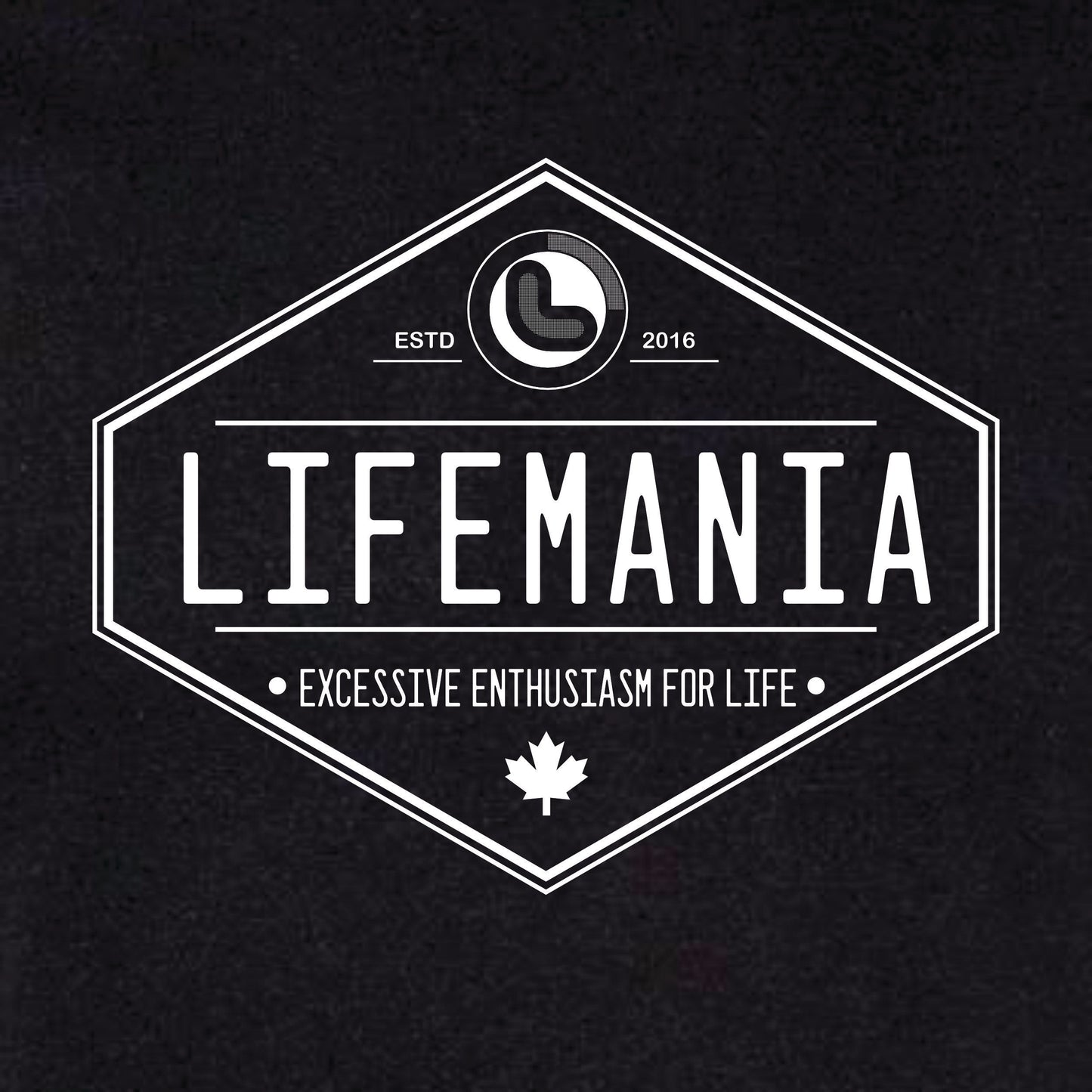 Lifemania Diamond logo 100% cotton t-shirt