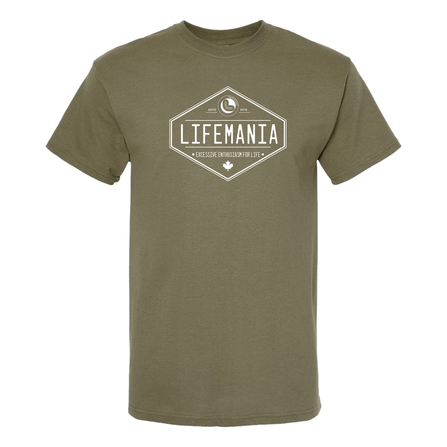 Lifemania Diamond logo 100% cotton t-shirt